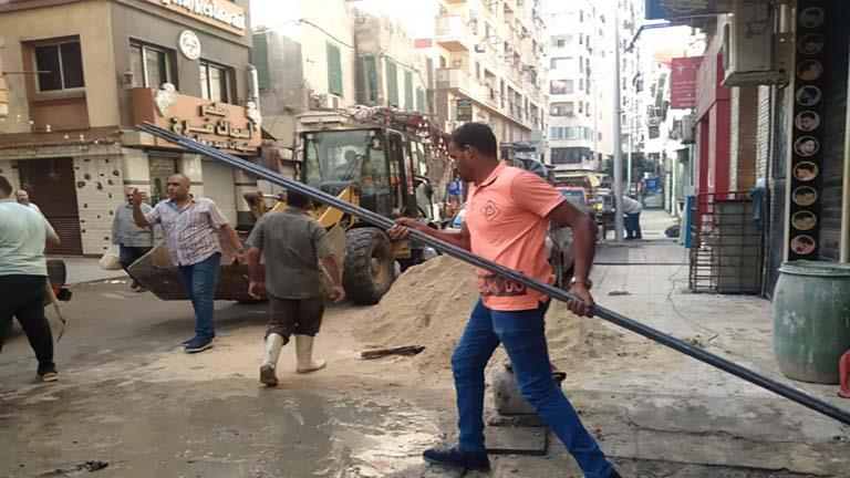 حملات على البناء المخالف بالإسكندرية 