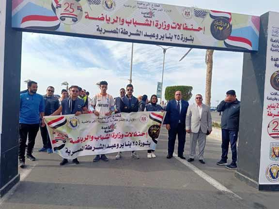 ماراثون للمشي احتفالا بعيد الشرطة و25 يناير بجنوب سيناء (4)