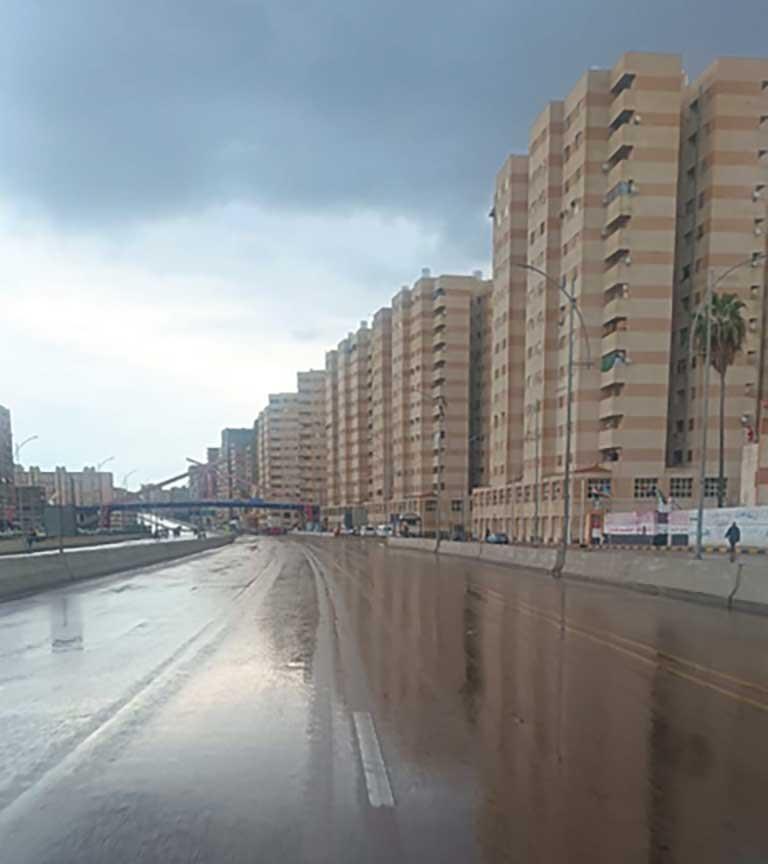 هطول أمطار على الإسكندرية (1)