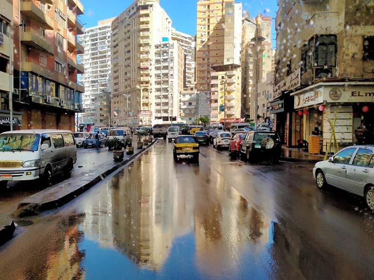 هطول أمطار الكرم على الإسكندرية (1)_11