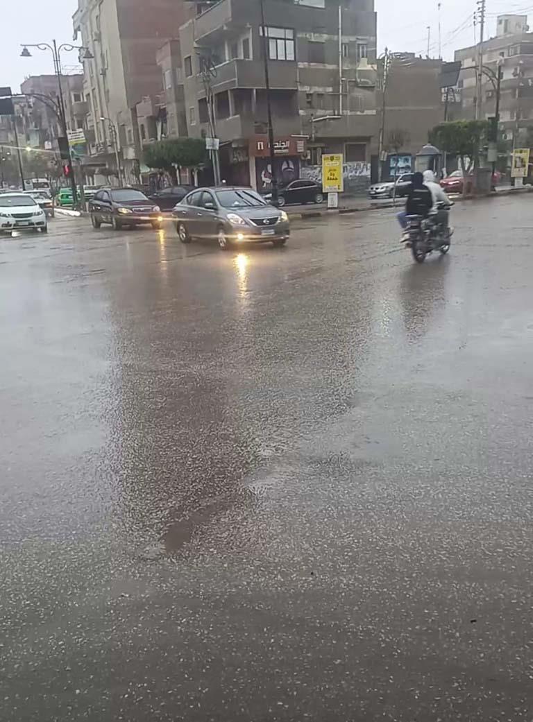 الأمطار تضرب قرى ومدن المنوفية (1)