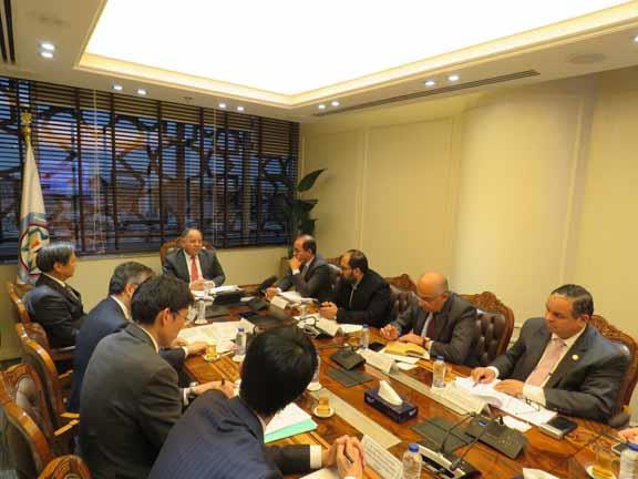 خلال لقاء وزير المالية مع نائب رئيس هيئة التعاون الدولي اليابانية (2)