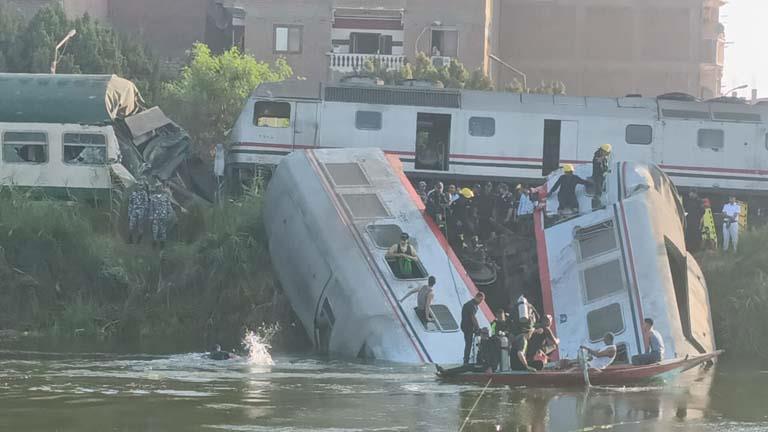 حادث قطار المنيا