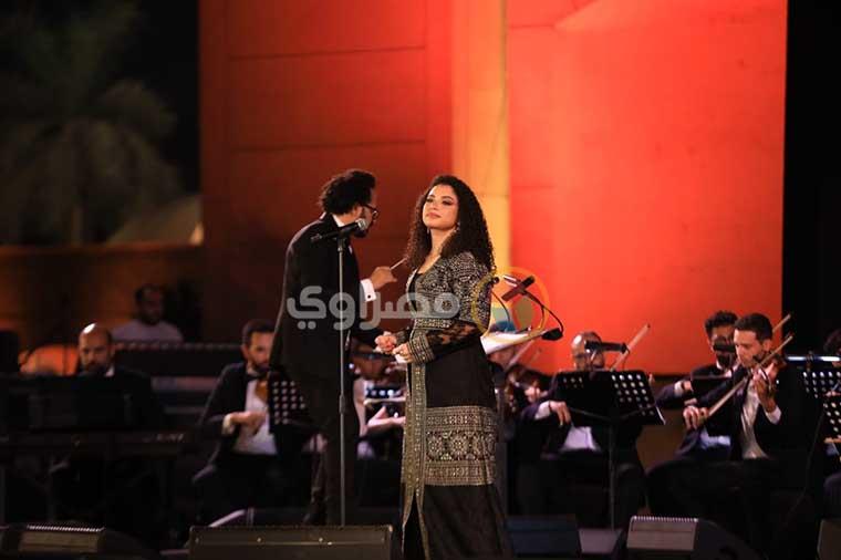 الفنانة نسمة محجوب من مهرجان الموسيقى العربية