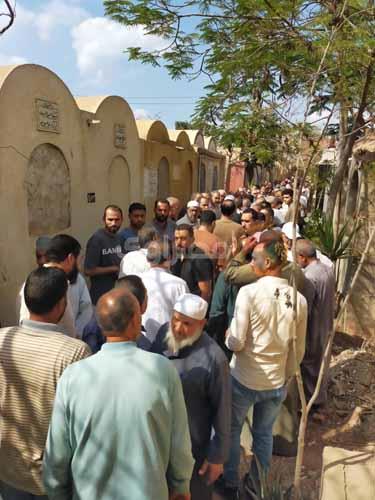 تشييع جثمان ضحية حادث الجلالة في كفر الشيخ (1)