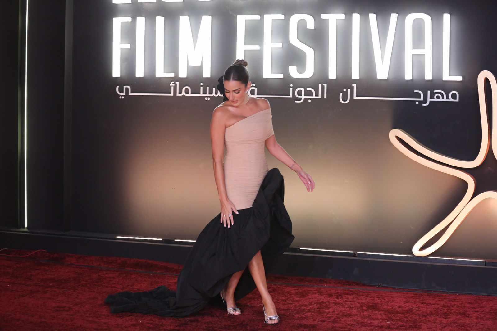 أمينة خليل في افتتاح مهرجان الجونة السينمائي