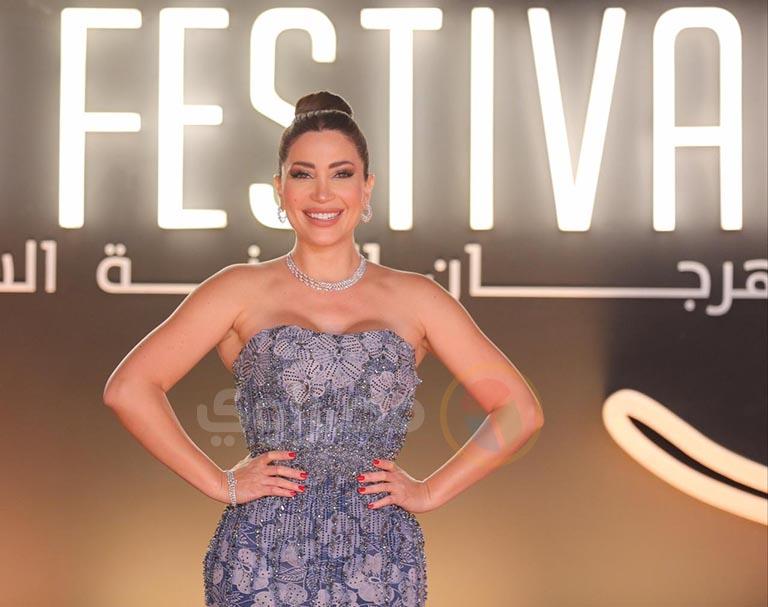 الفنانة نسرين طافش من مهرجان الجونة