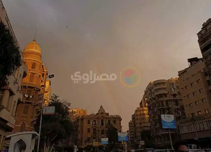 هطول الأمطار على مناطق من القاهرة الكبرى (2)