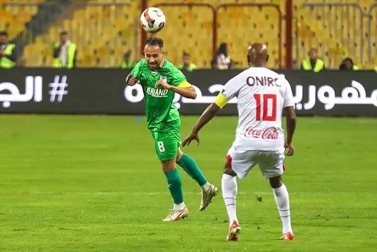 مباراة الزمالك والمصري البورسعيدي