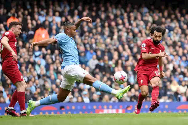 محمد صلاح من مباراة ليفربول ومانشستر سيتي 1