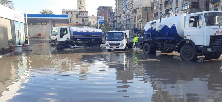 أمطار الكرم تتواصل على الإسكندرية (1)