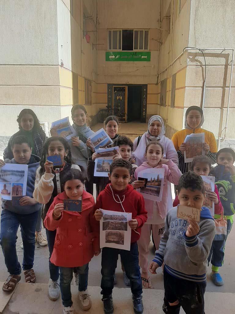أشهر مساجد القاهرة في لقاء تعريفي للأطفال بالمشروع الثقافي بالإسكان البديل (1)
