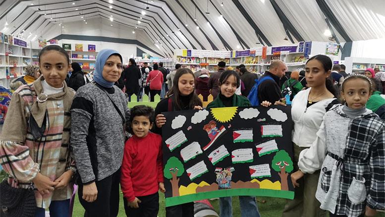 ورش متنوعة للأطفال في يوم فلسطين بمعرض الكتاب
