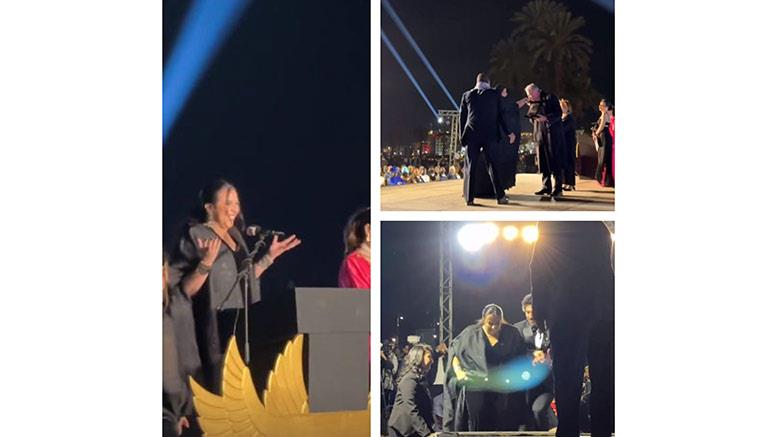 تكريم إيمي سمير غانم بحفل افتتاح مهرجان الأقصر للسينما الإفريقية