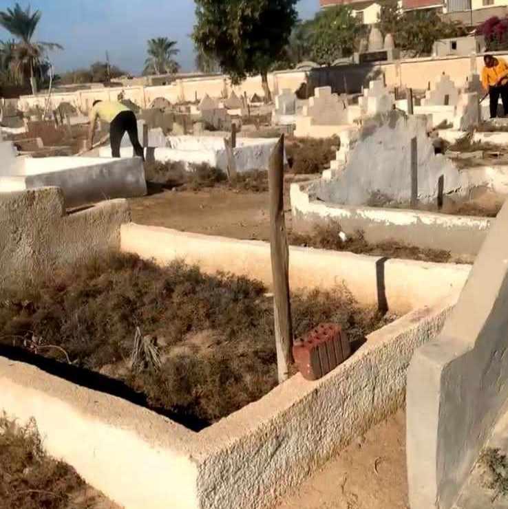 تنظيف المقابر القديمة بطور سيناء