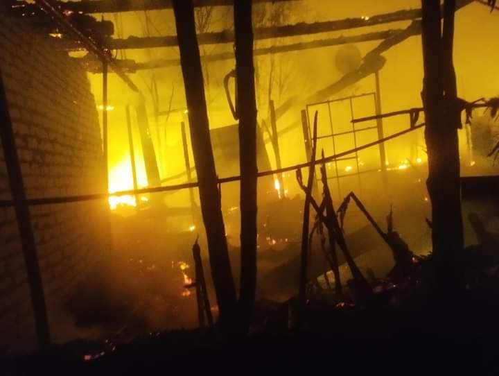 جثة و 6 مصابين في حريق هائل في بني سويف