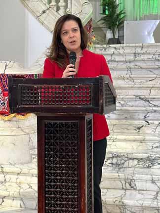 إيفينيا سيديريس نائب رئيس البعثةالأمريكية بالقاهرة