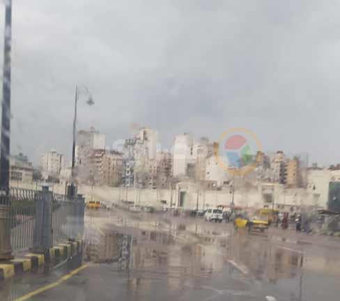 هطول أمطار عوة على الإسكندرية