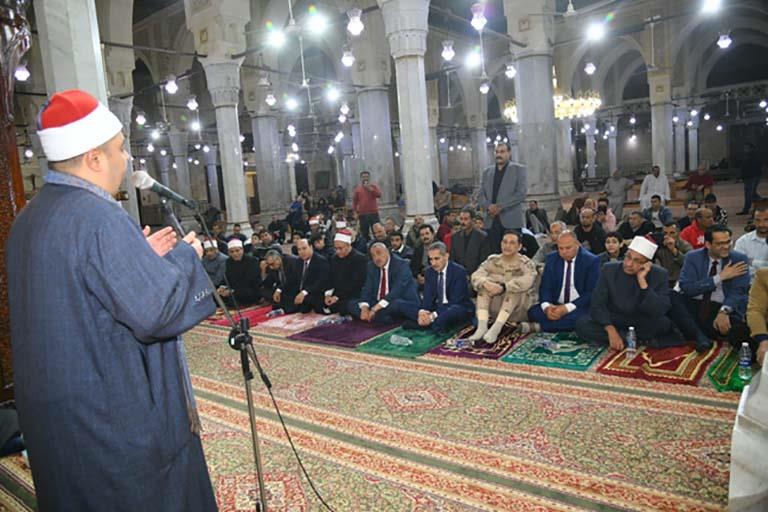الاحتفال بذكرى غزوة بدر بمسجد السيد البدوي