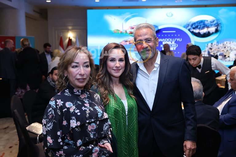 شيري عادل وصبري فواز في حفل إفطار المركز الثقافي التركي (9)