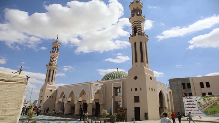 محافظ الجيزة يفتتح مسجد الدكتور مصطفى محمود الجديد بـ6 أكتوبر (1)
