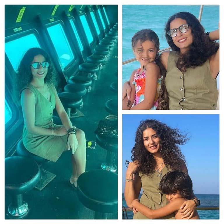 ريهام أيمن تستمتع بإجازة العيد مع عائلتها_1