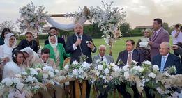 سعادة كبيرة للدكتور حسام موافي في زفاف ابنته