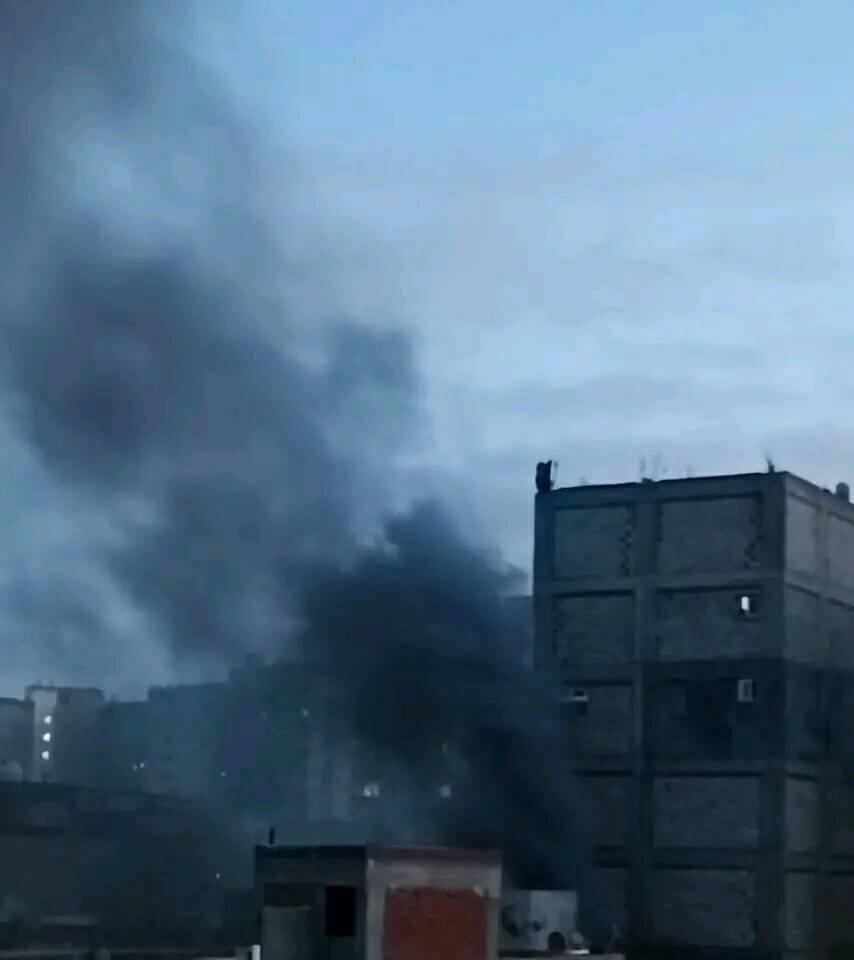 حريق يلتهم شقة في الإسكندرية (1)