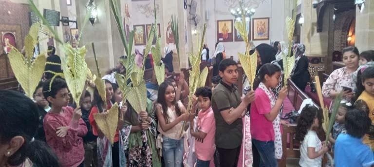 كنائس كفر الشيخ تحتفل بأحد الشعانين (2)