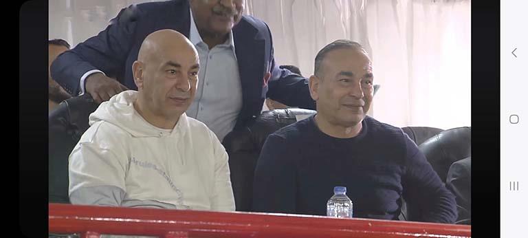 حسام وإبراهيم حسن يشاركان في افتتاح ملعب نادي سيدي بشر (1)
