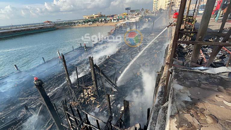حريق نادي الصيادلة في الإسكندرية (2)