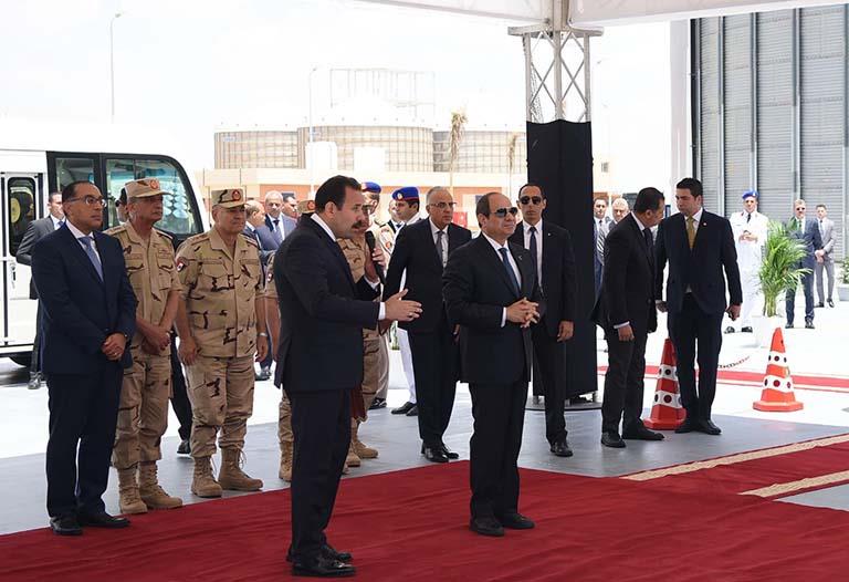 زيارة الرئيس السيسي مشروعات جهاز مستقبل مصر للتنمية المستدامة (1)