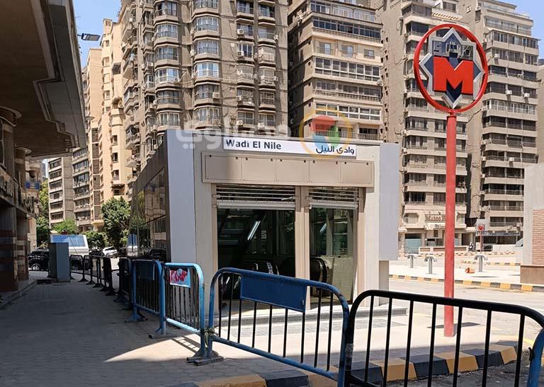 التطوير النهائي لمحيط محطات مترو الأنفاق بشارع جامعة الدول العربية (5)