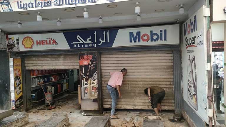 غلق الورش طبقًا للمواعيد الجديدة لغلق المحلات بالقاهرة