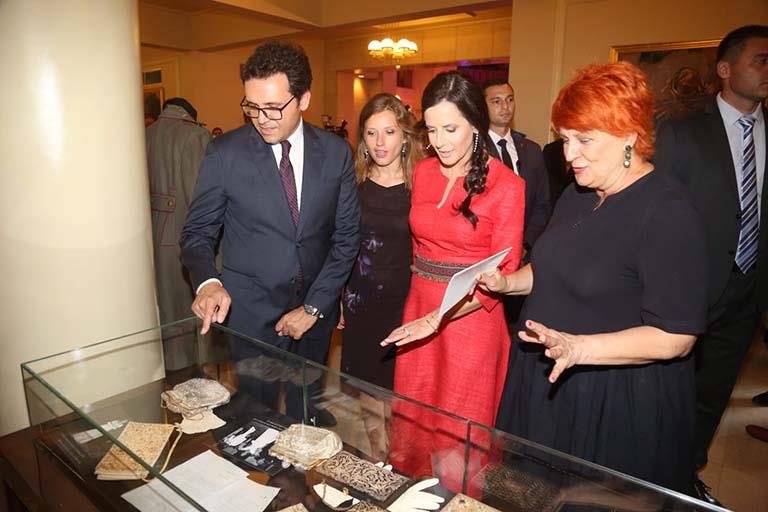 وزير الثقافة وقرينة الرئيس الصربي يشهدان حفلا فنيا بدار الأوبرا (1)
