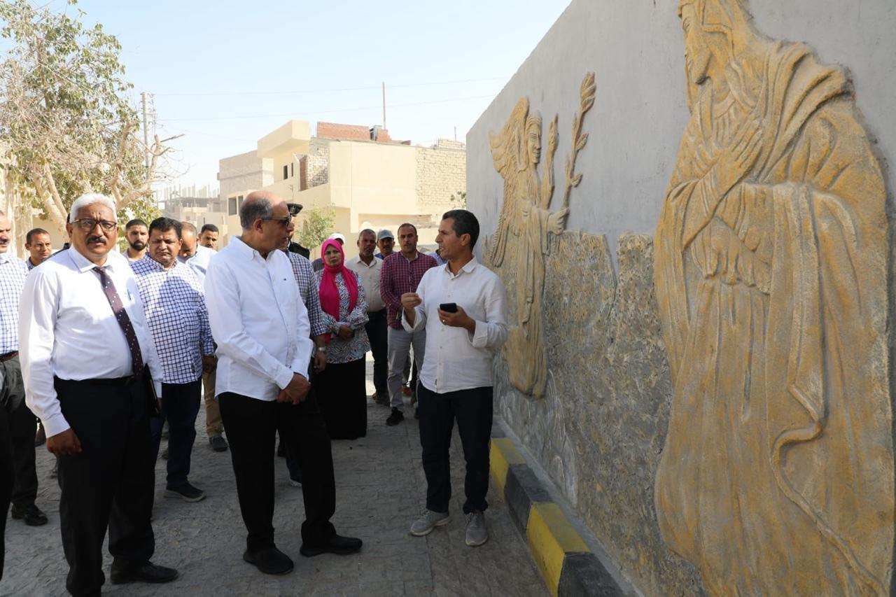 محافظ المنيا يتفقد دير جبل الطير بسمالوط (1)