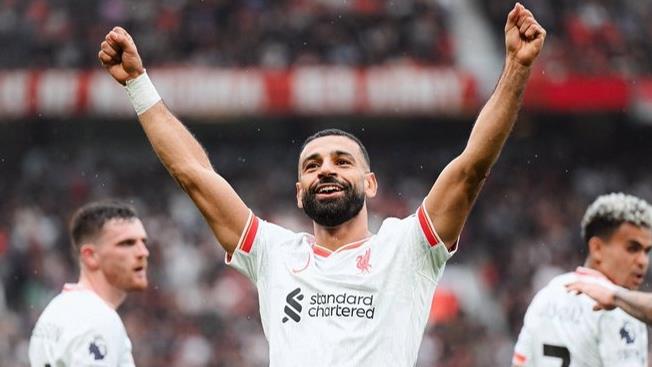 محمد صلاح ضد مانشستر يونايتد