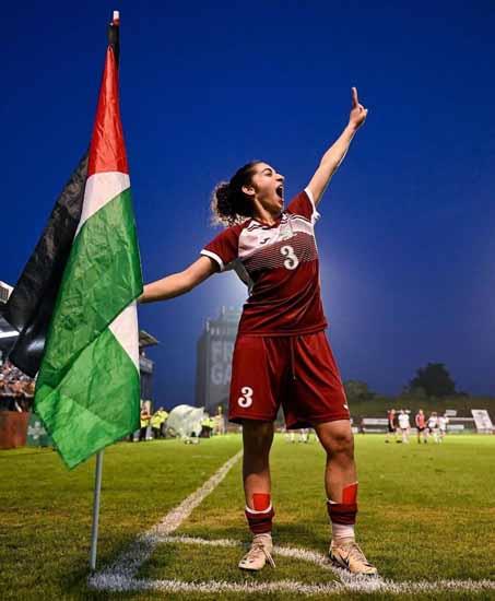 سارة الكرد مع منتخب فلسطين (8)