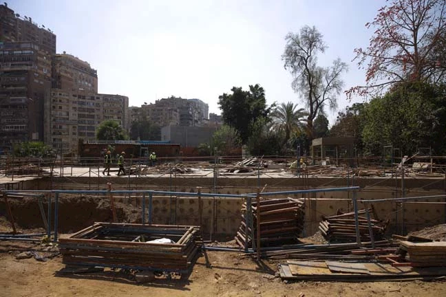 أول صور من داخل حديقة الحيوان بالجيزة أثناء التطوير