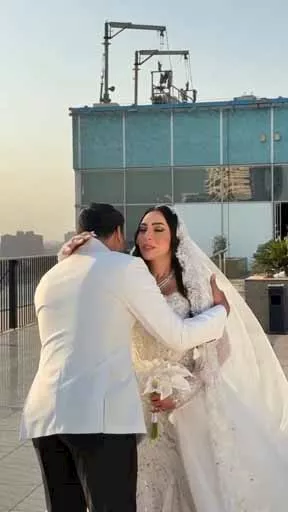 محمد شاهين يحتفل بزفافه على المنتجة رشا الظنحاني (7)