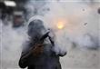 الأمن يطلق قنابل الغاز على مسيرة أنصار مرسي بالمهن