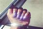 Azealia Banks' glitter nails