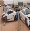 حادث لمبرجيني جلاردو الجديدة 2012 في السعودية ومعر