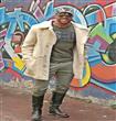 COAT BY MARGELA, TSHIRT BY G-STAR, CAP BY DG, SUGLASSES BY PORSCHE DESIGN, BOOTS AND PANTS BY DIESEL                                                  