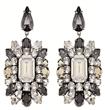 Swarovski by Shourouk Pierced Earrings black                                                                                                          