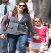 Jennifer Garner and Violet Affleck                                                                                                                    