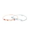 Atlas® bracelets (L to R) 18k rose gold with diamonds, sterling silver                                                                                