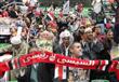 بالصور- المئات يحتشدون باستاد القاهرة لمطالبة السي