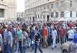 طلاب القاهرة يشعلون الشماريخ رغم التواجد الأمني (2)