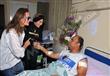 الفنانين والاعلامين في زيارة مصابي حادث سيناء                                                                                                         